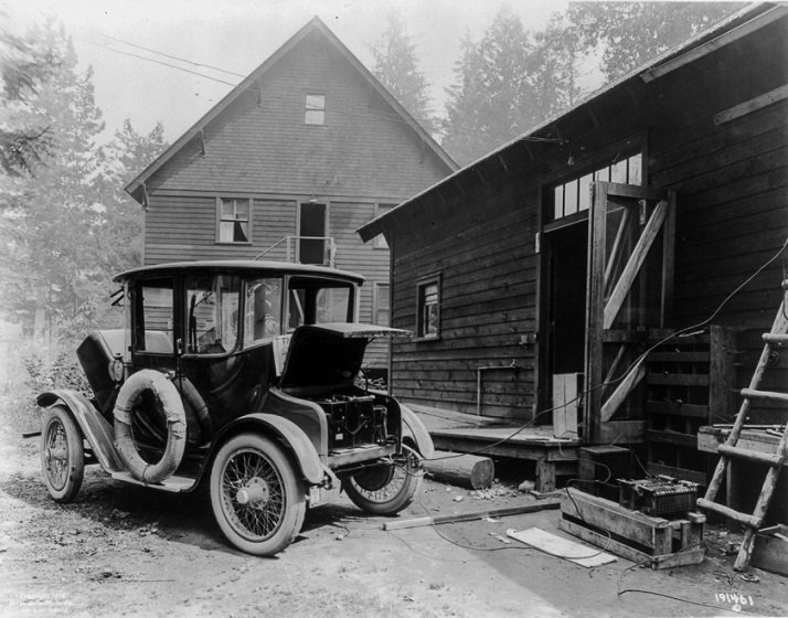 vintage electric car