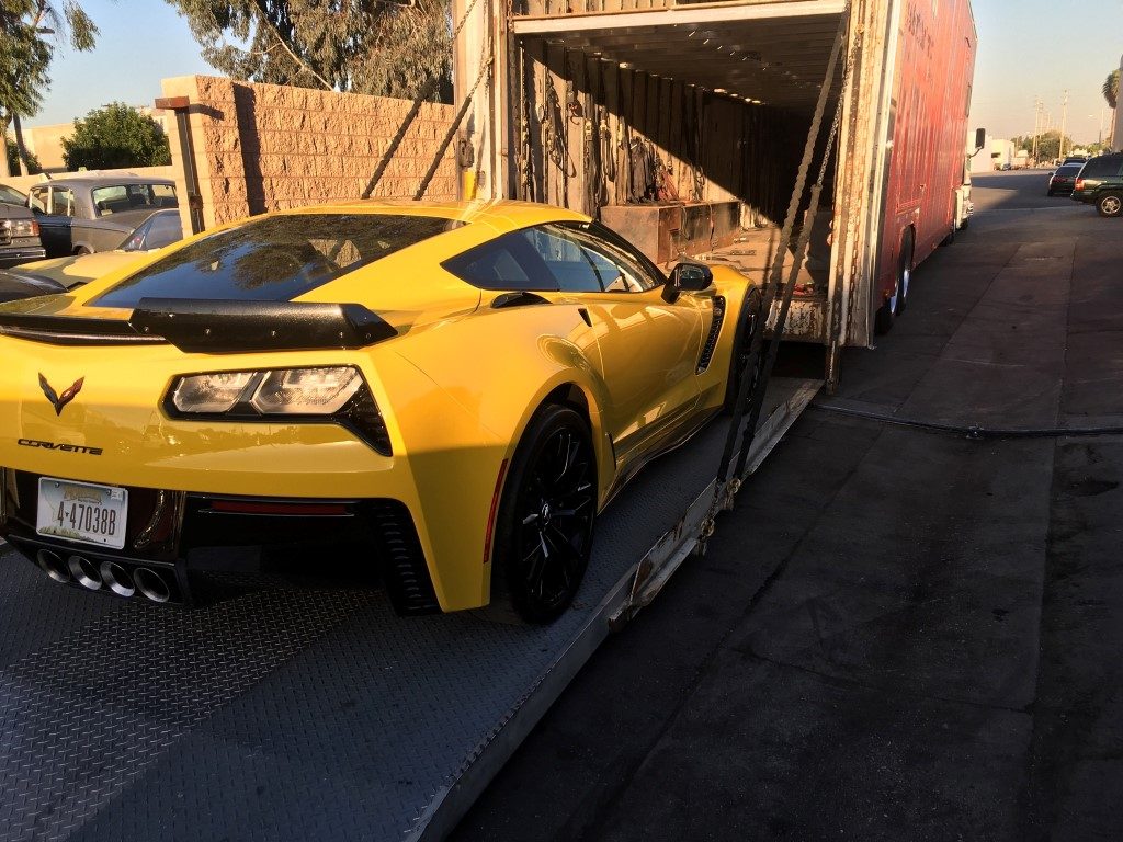 Shipping a Corvette across America
