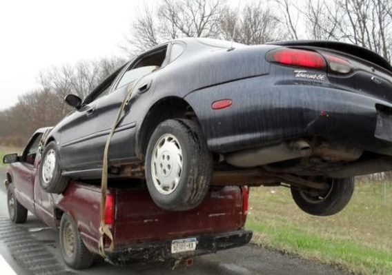 bizarre car transport