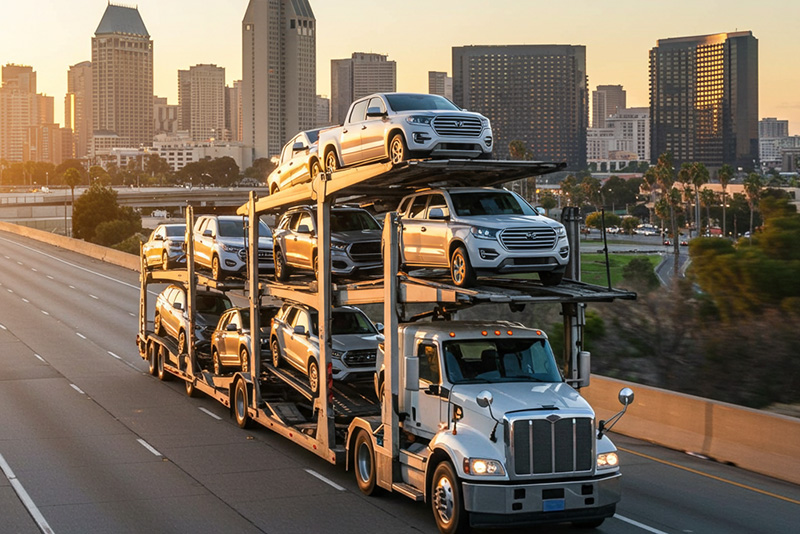 Shipping a Car from Atlanta to California - how it works
